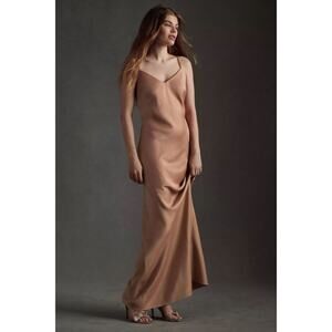 BHLDN Tan Maxi Dress